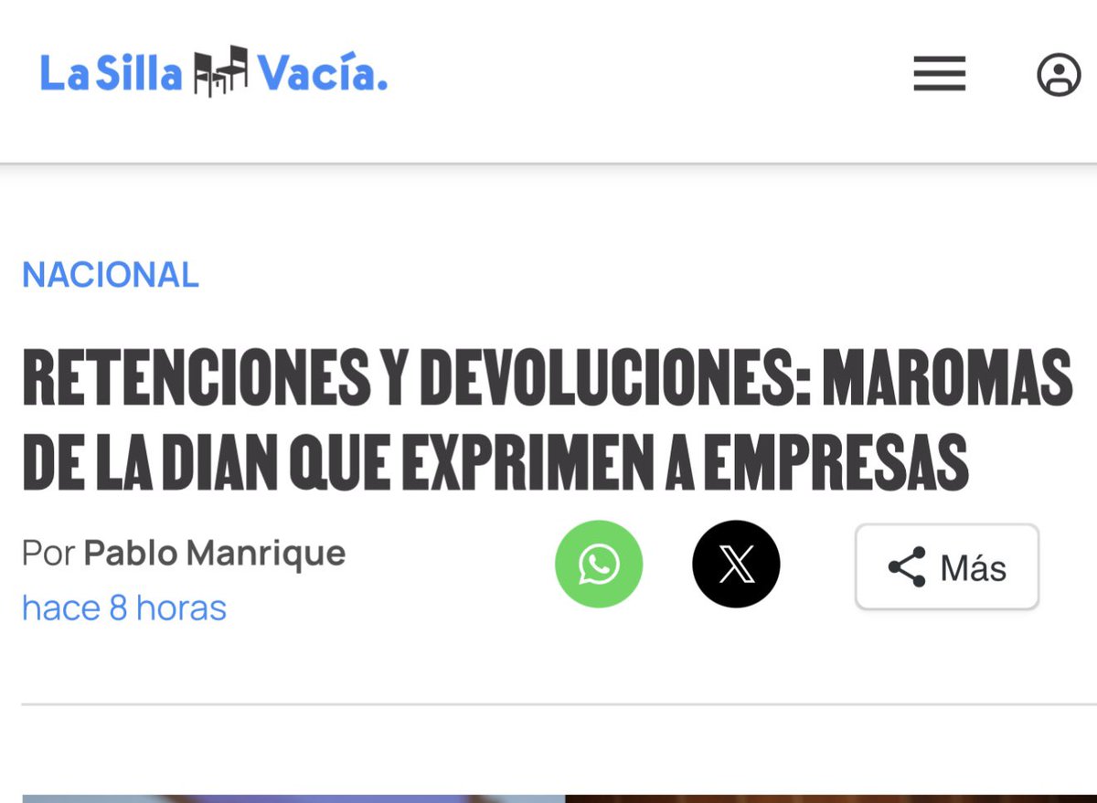 #FinanciamientoFacil
 Retenciones y devoluciones: maromas de la Dian que exprimen a empresas. A través de la utilización accidentada de dos mecanismos, el aumento e la retención en la fuente y la demora en la devolución de saldos a favor, el gobierno nacional ha logrado capturar