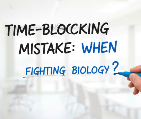 01PercentMentor's tweet photo. To be productive, you should time-block your calendar.

The biggest mistake people make with time-blocking isn't the 'what'...

It's the 'when.

Hint in comment section.

#01percentmentor #timeblock https://t.co/xMfk8WnCPu
