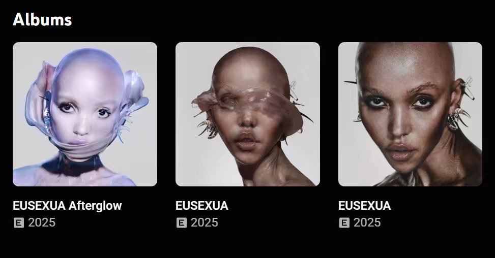 guys we are not losing the original eusexua tracks. it’s just a re-release