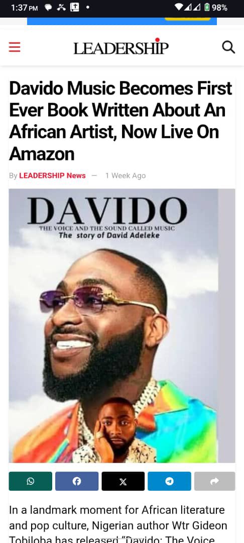 impactmedia06's tweet photo. Press Release 🚨🚨🚨
Finally,@davido Book launches. Now available for worldwide delivery on Amazon and WhatsApp 07078800312 Nigeria order only. 
Paperback $24.99
Hardcover $31.99

https://t.co/QyXWIvvcuN

Yellotide Wike Nigeria Yerima Regina John Doe Fridge Ezra Naval Sulaimon Super Eagles

#JoorNation #MANAgainstBan #WildBlackFriday #GreenIsTheNewBlack #EcobankLagosPopupMuseum