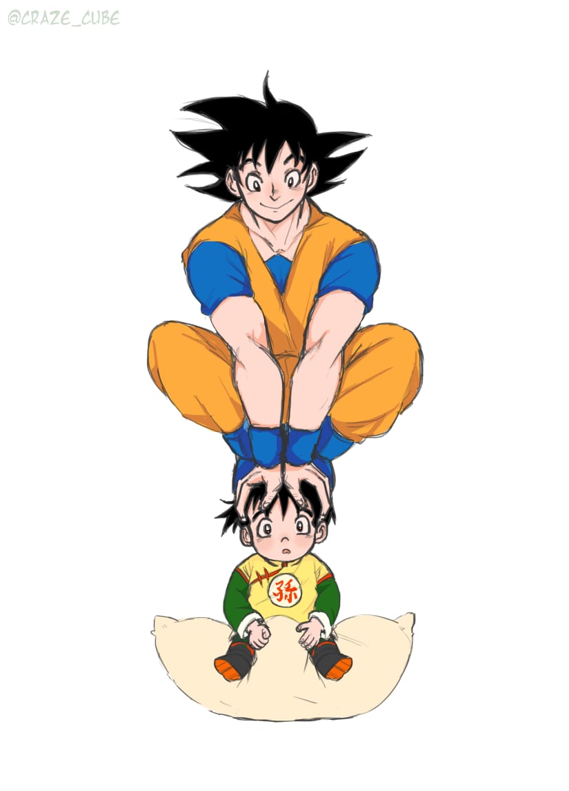 Craze_cube's tweet photo. I couldn't find the reference pic..it's in my laptop 😭. But here's Goku and gohan
#ドラゴンボール #DragonBallZ #Goku #gohan https://t.co/itd9EWUso1