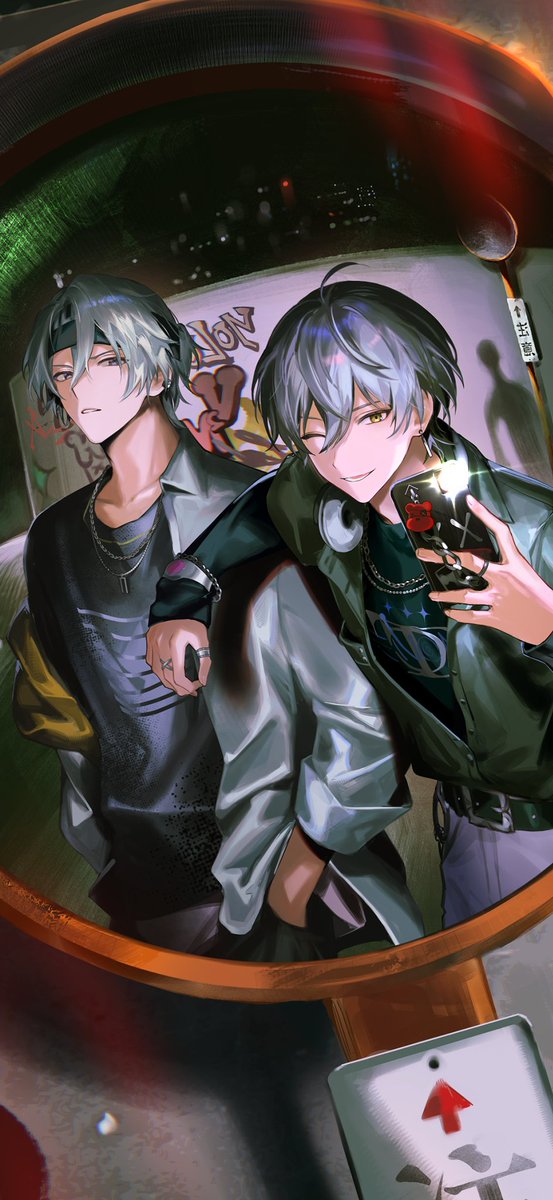 魔除けの絵札 【真夜中のカーブミラー】黒鷺 玲音 初登場 期間限定