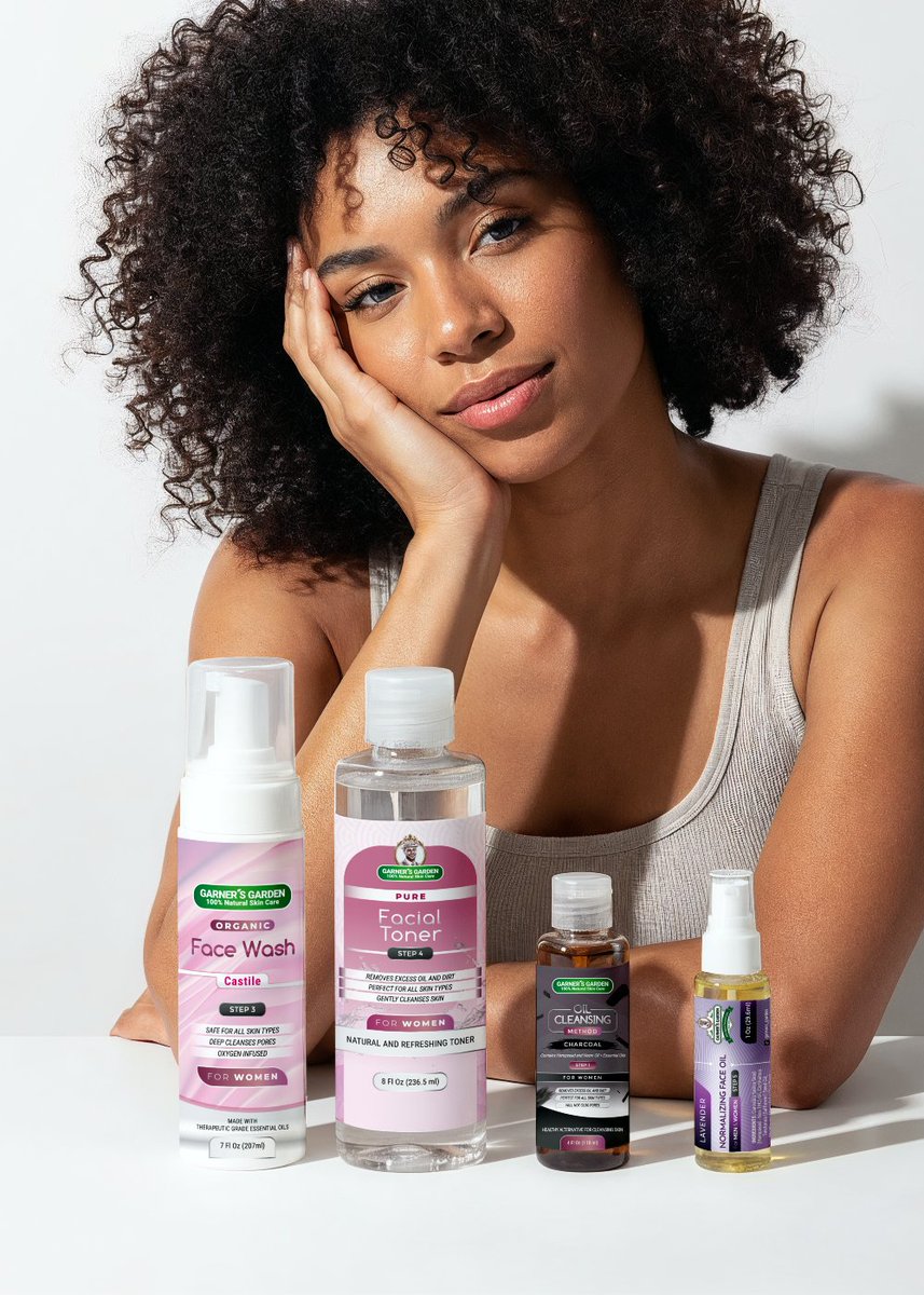 Garners_Garden's tweet image. Elevate your skincare with our facial care system-Oil Cleansing Method, a gentle Organic Foaming Face Wash, a hydrating Pure Facial Toner, and the Normalizing Face Oil that regulates oil and boosts glow. Achieve radiant skin! #SkincareRoutine #NaturalBeauty