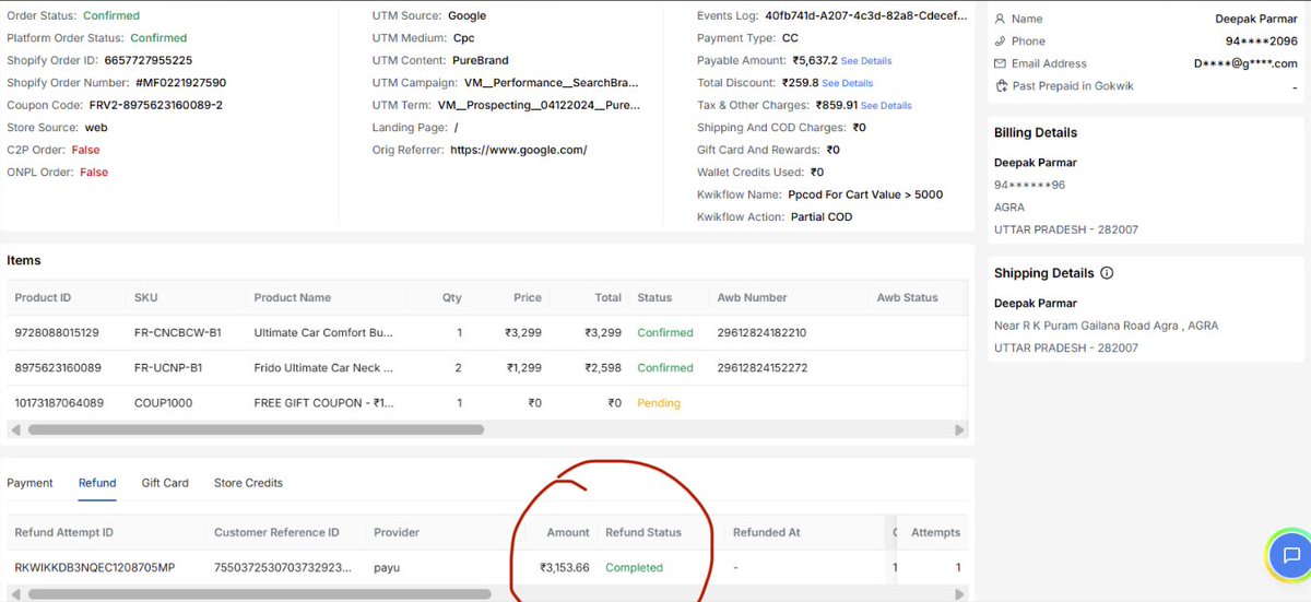kk15121990's tweet photo. @frido_official very disappointed frm frido. I ordered 4 the Ultimate Car Comfort Bundle &amp; Frido Ultimate Car Neck Rest Pillow with order id #MF0221927590. I hv return both the products but i received refund for the one product and refund for the another product is still pending. https://t.co/VtiidhXnpd