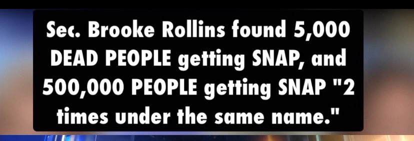 Good morning Cowboys and Cowgirls! The shutdown holding up snap allowed us to discover the numbers you see here and revealed millions of people receiving snap that are young and healthy with no excuses not to work . We all know it’s a corrupted program. Will it get fixed ? Maybe