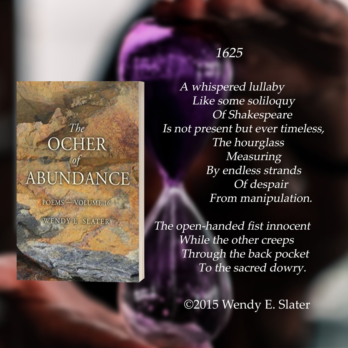 ⭐ ⭐ ⭐ ⭐ ⭐  #BookReview "Piercing through tissue, muscle &amp; bone, Wendy’s words get to the heart of the matter – where we feel everything the human experience has to offer."

Get your 📙 here: books2read.com/OcherofAbundan…

#poetrybooks #poetry
#amreading #readers #writingcommunity