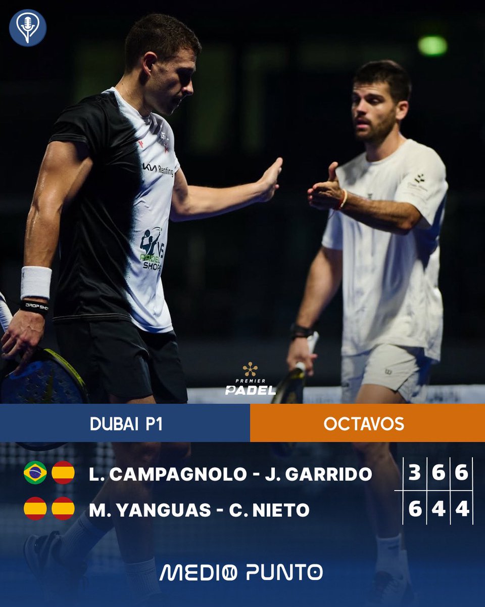 MedioPuntoPadel's tweet image. 🚨SORPRESA EN LOS OCTAVOS DEL DUBAI P1 🇦🇪

#premier #sorpresa