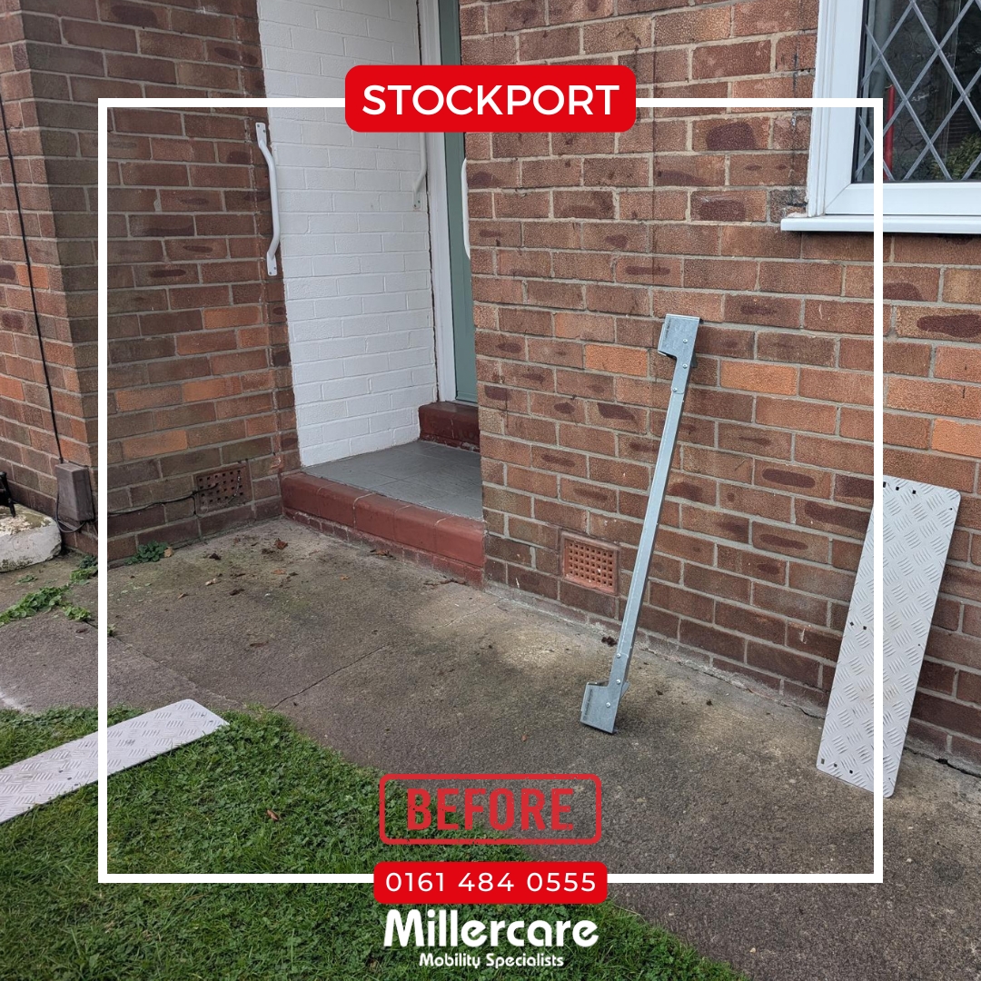 Millercare's tweet image. ♿ Home Accessibility Transformation – Stockport!
Our Stockport branch provided a ramp for a customer, making entry from their drive safer and much easier. 💙
#Millercare #HomeAccessibility #MobilitySolutions #CustomerCare #SafeAccess #StockportBranch #AccessibilityMatters