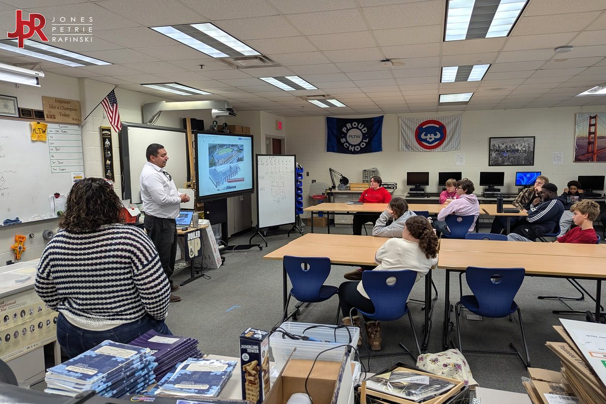 JPR1Source's tweet image. JPR visited Riley High School last week for Career Day! We loved connecting with the next generation of problem-solvers and innovators and hope we inspired a few future designers along the way! #CareerDay #FutureLeaders #STEM