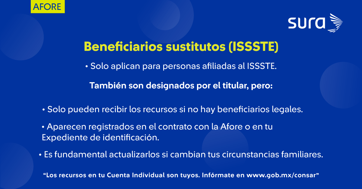 Si no designas a tus beneficiarios en la Afore, tus seres queridos podrían enfrentar trámites largos y complicados⏳.  👉 Descubre más sobre cómo registrarlos aquí: ow.ly/h9Oj50Xn8TI