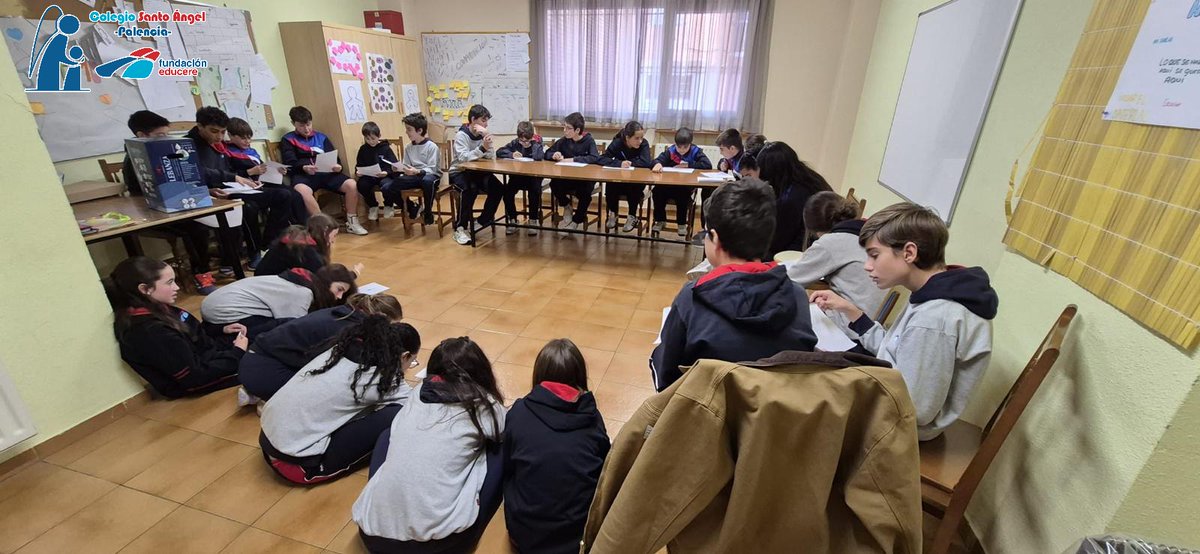 Ayer, los alumnos de #1ºESO tuvimos las #ConvivenciasCristianas, nos ayudó a profundizar en nosotros y conocer mejor a nuestros compañeros #pastoralsantoángel #Secundaria #santoángelpalencia #yosoysantoángel #SomosSantoÁngel #somoseducere <a href="/FundEducere/">Fundación Educere</a> <a href="/escacyl/">Escuelas Católicas Castilla y León 🧡</a>