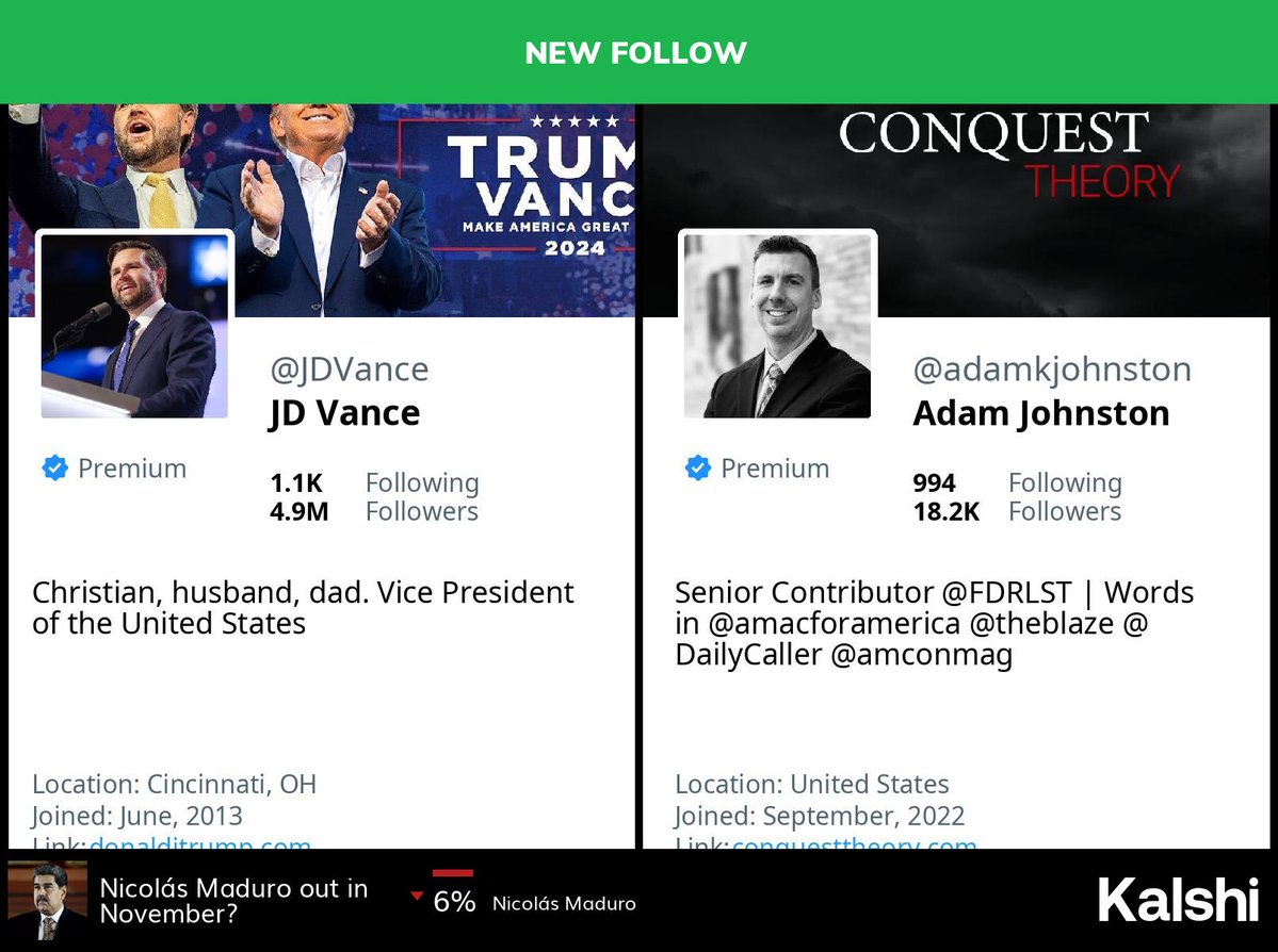 🆕 @jdvance has started following <a href="/adamkjohnston/">Adam Johnston</a>
