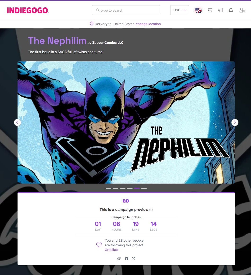 Our campaign will finally be LIVE on Indiegogo TOMORROW @ 7PMCST @indiegogo #indiegogo