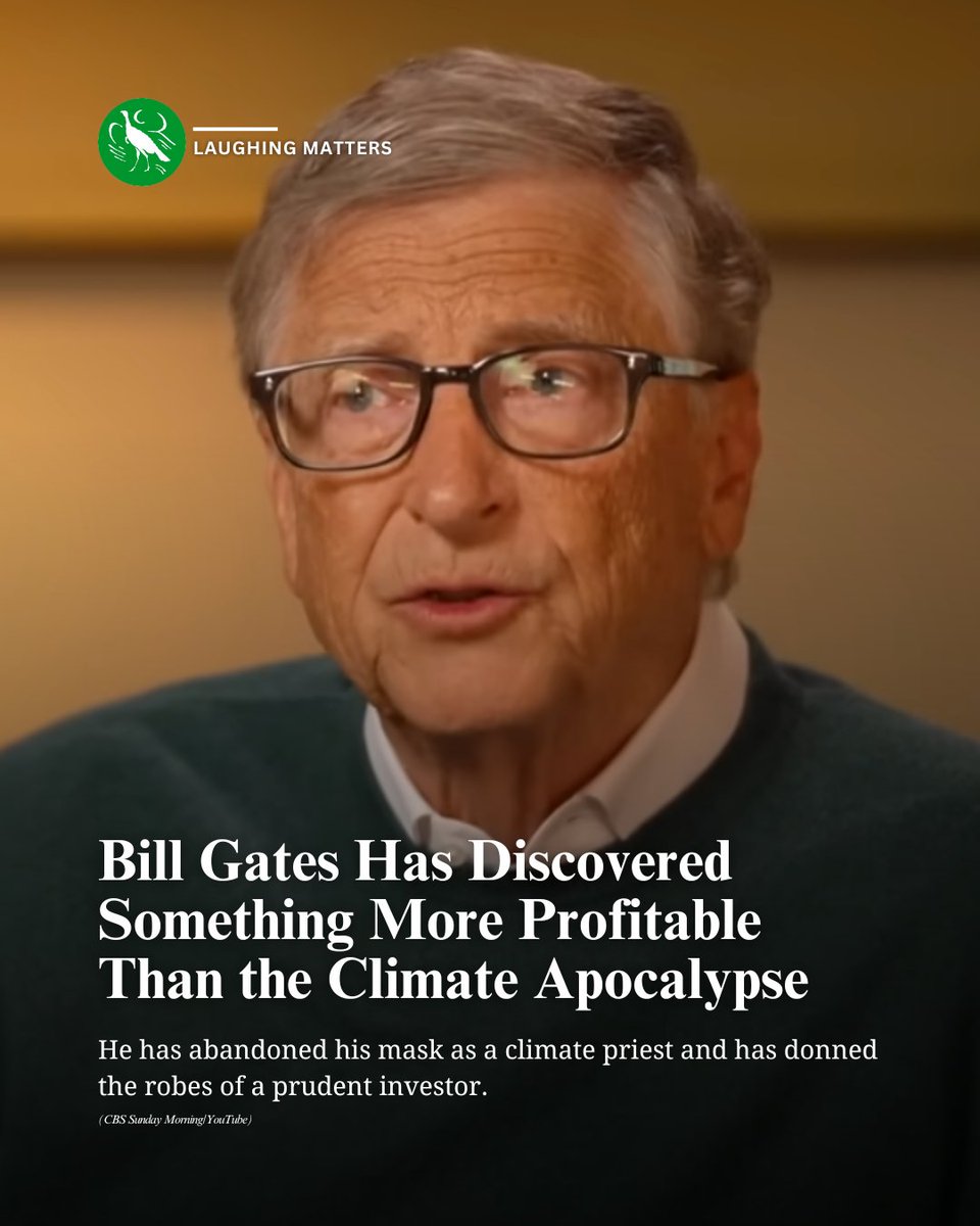 Gates has realized that his role as a climate-change prophet attracts only activists, not investors. <a href="/itxudiaz/">Itxu Díaz</a> 

spectator.org/bill-gates-has…