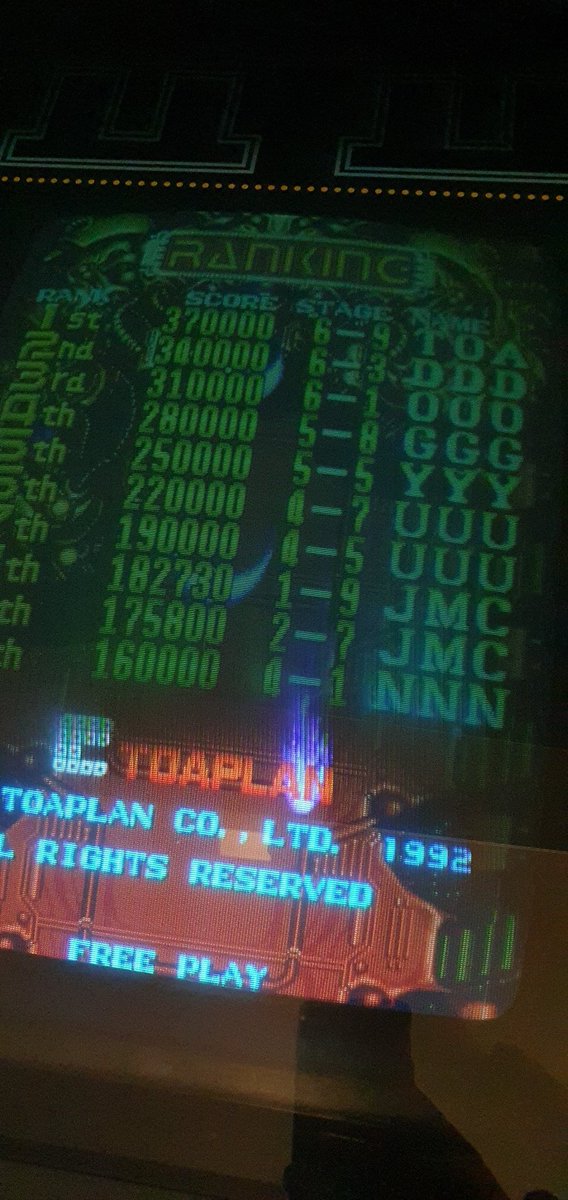 #10pscore 182730. Tiny score... not because I didn't play it much, but because I'm crap. Liked it though... although I preferred playing using the 2 player tractor beam. It feels like cheating though, so the score submitted is my 1 player game score.
