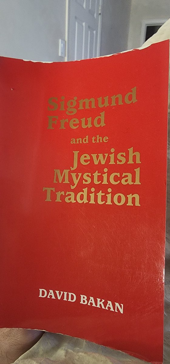 Afternoon reading is on Freud and Jewish Mysticism