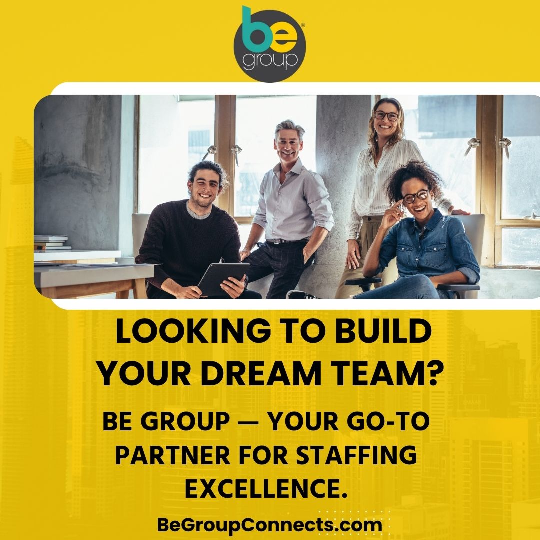 BeGroupConnects's tweet image. Looking to build your dream team? Be Group connects top talent w/ great companies — from single hires to full teams.

✅ Temp • Temp-to-Hire • Direct Hire
✅ Experts in Sales, Marketing &amp;amp; Communications

Hire smarter begroupconnects.com

#BeGroup #Staffing #TalentSolutions