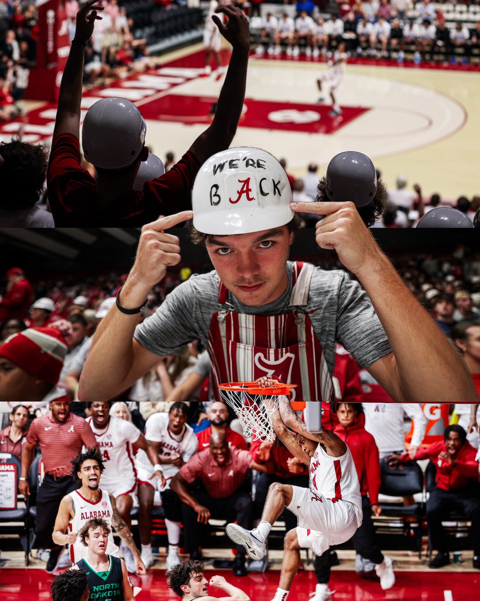 Let’s get Coleman ROCKING 🎸

No. 8 <a href="/AlabamaMBB/">Alabama Men’s Basketball</a> vs No. 2 Purdue TONIGHT 🫵

#RollTide