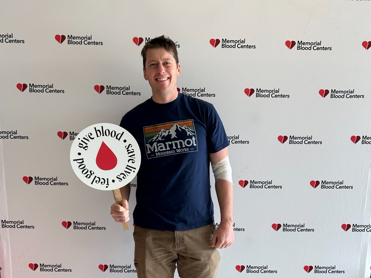 🩸📍 We're here at <a href="/UMNews/">University of Minnesota</a> and ready to save lives!

If you’ve ever thought about donating, this is the moment. Stop by Coffman Union on your way back from class or make an appointment for this afternoon: bit.ly/4oEvvyE

#WeGiveBlood #BloodDrive