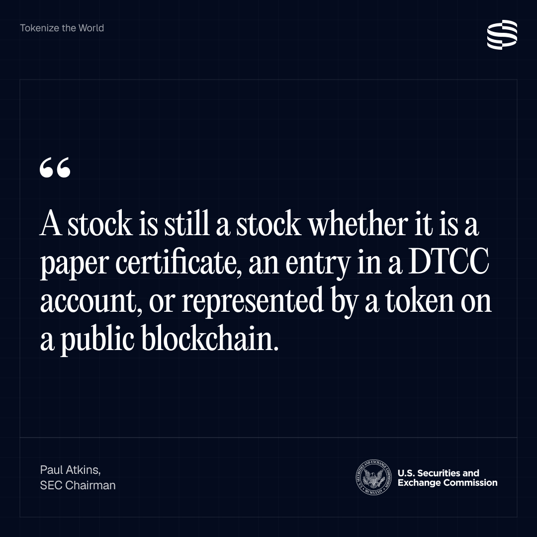 Yesterday, SEC Chairman Paul Atkins announced the next phase of “Project  Crypto” in his speech to the Federal Reserve Bank of Philadelphia. The SEC  will focus on fairness and common sense related