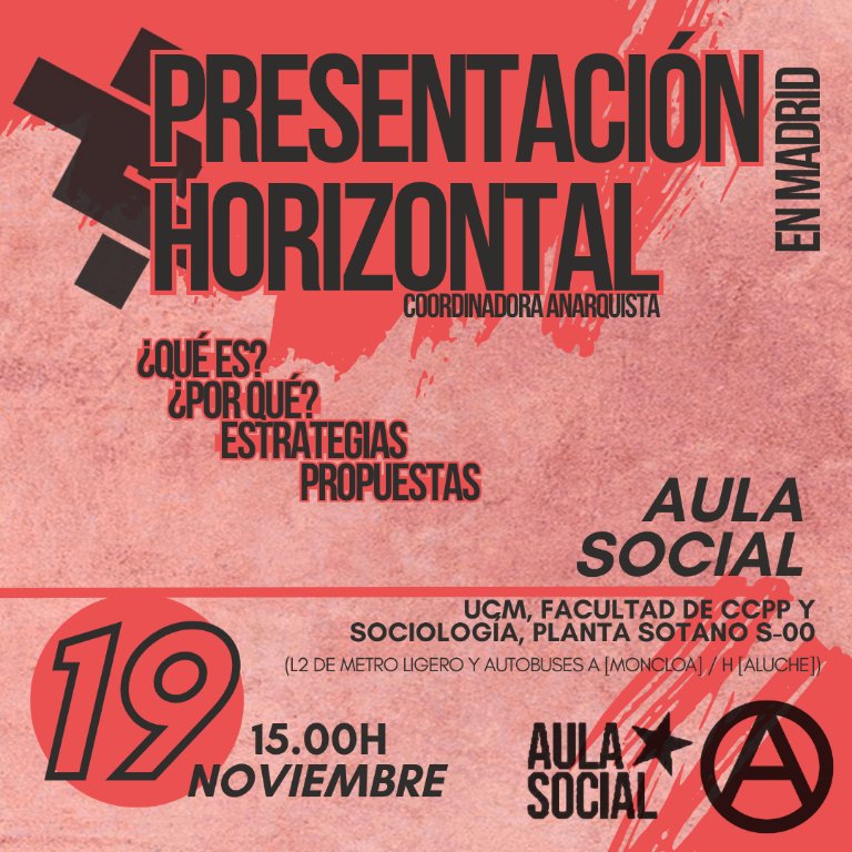 Horizontal. Coordinadora Anarquista tweet media