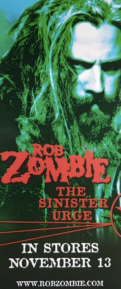 ThisDayInMETAL's tweet image. 💀 Rob Zombie – The Sinister Urge (released Nov 13, 2001) 🔥

Did you know Ozzy Osbourne sang on “Iron Head”? Or that the album title came from a 1961 Ed Wood horror flick? 🎥

What’s your favorite track off The Sinister Urge? 👇🧟‍♂️
#RobZombie #ThisDayInMetal #TheSinisterUrge