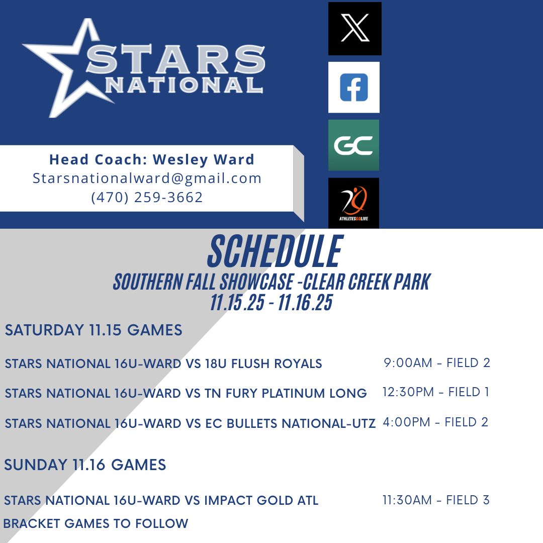 starsnatward's tweet photo. We’re excited to kick off our season this weekend and have high expectations for this talented group! Come out and support us or follow the action live on @GCStreamTeam or @AthletesGoLive! #WeBeforeI #StarsNational #Softball

@GAStarsGeorgia @starsnationalfp https://t.co/gxn3aNAQPz