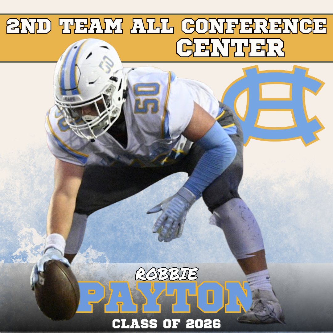 RobbiePaytonIV's tweet photo. Honored to be named 1st Team All-Conference Linebacker and 2nd Team All-Conference Center 💪
If you know me, you know I put in the work every day. Grateful for my coaches, teammates, and everyone who pushed me to get better. 🩵💛 #CapeFootball #VikingPride https://t.co/QVR7aGlI04