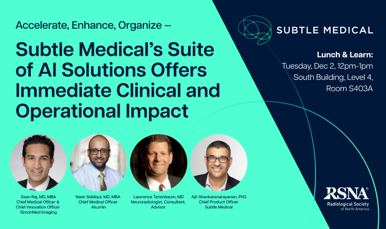 Subtle Medical, Inc. tweet media