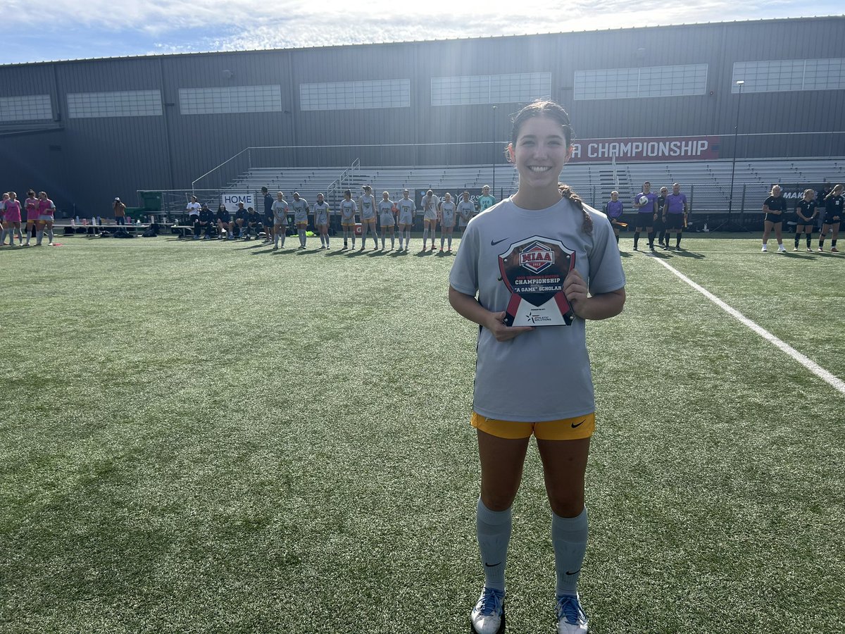 Lauren brought her A-Game!! A 4.0 Kinesiology student with 119 credit hours, Lauren Piper is the Athletic Solutions A-Game Scholar Athlete for the 2025 MIAA Women’s Soccer Championship!

<a href="/UCOSoccer/">UCO Soccer</a> x #RollChos