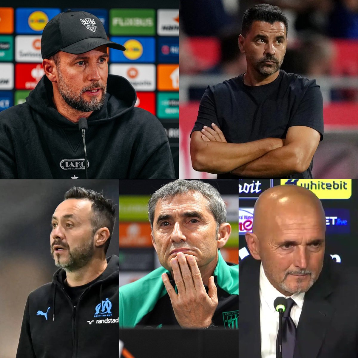 🚨🚨

عندما غادر كلوب ليفربول، فكر النادي في:

• سيباستيان هونيس (شتوتغارت)
• روبرتو دي زيربي (مارسيليا)
• ميشيل (جيرونا)
• إرنستو فالفيردي (أتلتيك بلباو)
• لوتشيانو سباليتي (يوفنتوس)

قد يكون البعض ضمن الخيارات المطروحة، إذا أقال ليفربول سلوت. 🤔

<a href="/LewisSteele_/">Lewis Steele</a>