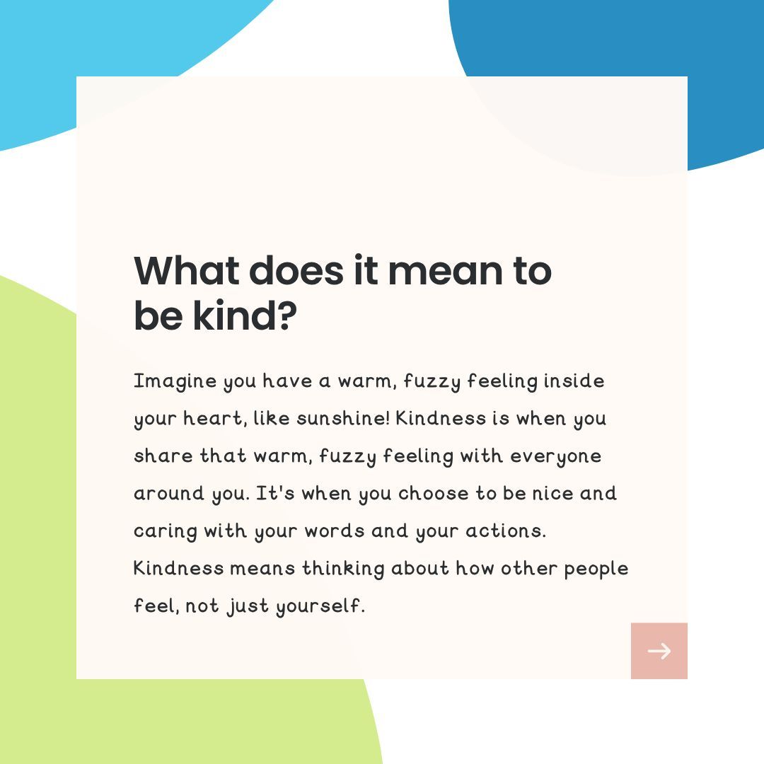 LearningMeEdu's tweet image. Happy World Kindness Day! 

Today is the day we use our Kindness Superpower! 

Kindness means being helpful, sharing, and making everyone feel happy.

Your Mission: Find three people today and do something kind for each one! Let&apos;s spread the warm, fuzzy feelings!