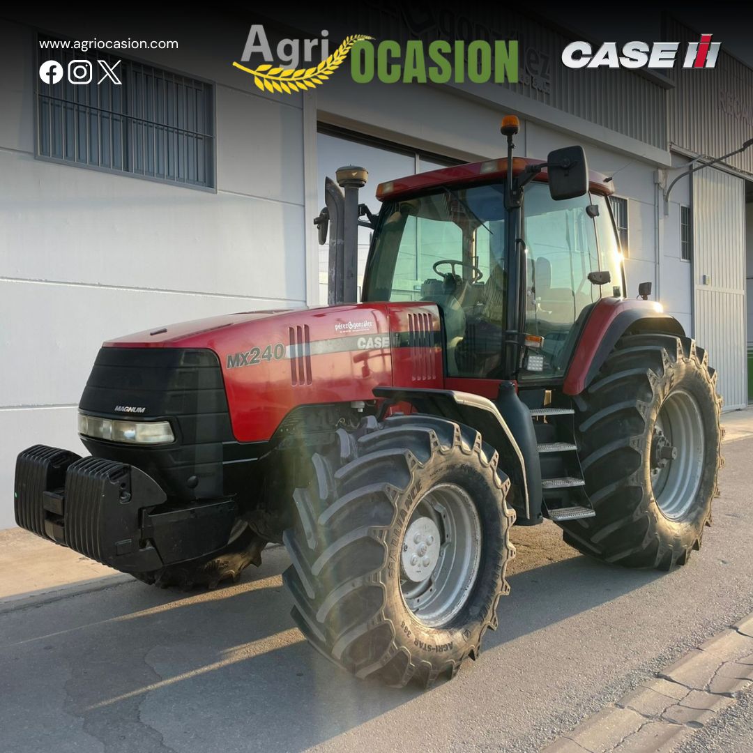 P.G. Agromáquinas vende este tractor agrícola Case IH modelo MX 240 del año 2002 con potencia de 240 C.V. 
✅ En muy buen estado

➡️ Más información en: agriocasion.com/tractores-agri… 

#TractorAgricola #Tractor #CaseIH #España #MaquinariaAgrícola #Sevilla #Agriocasion #OcasiónAgrícola