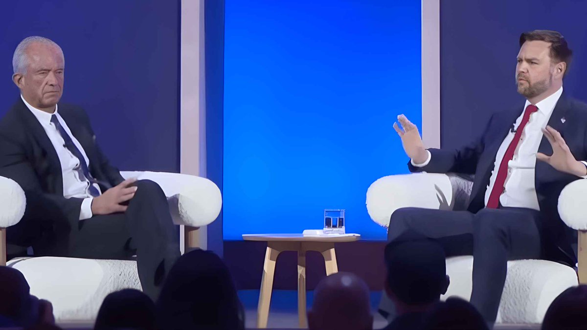 RevTranscripts's tweet image. JD Vance and RFK Jr. speak at Make America Healthy Again summit in Washington, DC. Read the transcript here. rev.com/transcripts/ma…