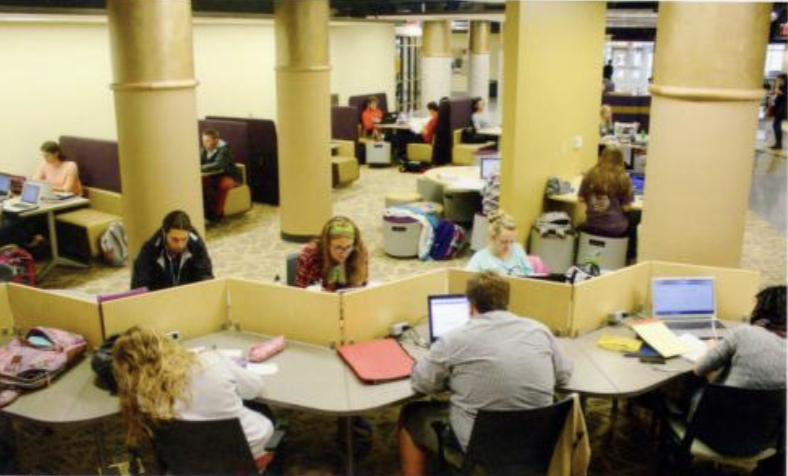 #JMUThrowbackThursday SSC opened its doors in 2014, and yes, the Dunkin line was still long 😆