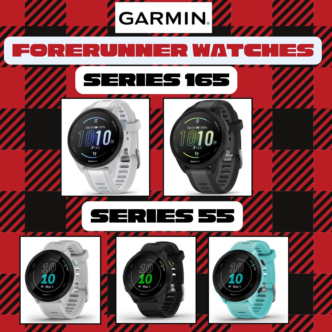 TheRunningDepot's tweet photo. 🎄 Holiday Promo Alert! 🎄
Get $50 OFF: Nov 13th – Dec 9th!

💙 Forerunner 55 – Perfect for the everyday runner! Simple and reliable. Built-in GPS, daily suggested workouts.
💜 Forerunner 165 – Level up your miles! Features a stunning AMOLED display and advanced training tools. https://t.co/AYUELFDzW1