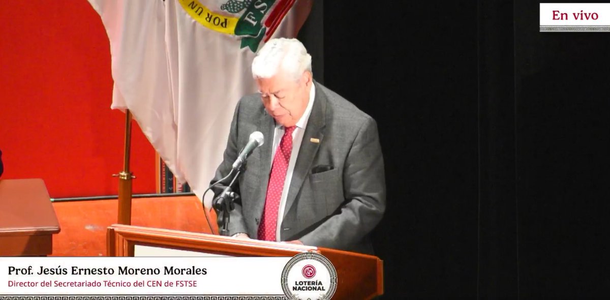 🎟️ Develación del billete conmemorativo de Lotería Nacional alusivo al Aniversario de la Creación y Promulgación del Estatuto Jurídico de los Trabajadores al Servicio del Estado #FSTSE

Este estatuto jurídico, promulgado el 5 de diciembre de 1938 por iniciativa del presidente