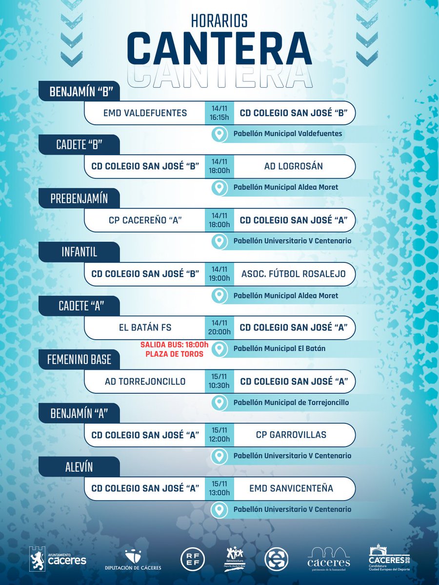 #Cantera

Nuevo fin de semana para nuestra cantera, ¡Diversión, Aprendizaje e Ilusión!

👉🏼🩵 ¡VAMOS SAN JOSÉ! 🩵👈🏼

#AdelanteSiempreAdelante
#123SanJosé🩵