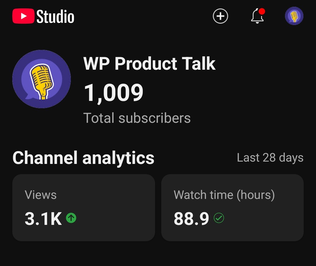 WPProductTalk's tweet image. Don&apos;t look now, but someone just cross 1️⃣0️⃣🅾️0️⃣ YouTube subscribers!!

Don&apos;t miss out, subscribe here:
YouTube.com/@wpproducttalk