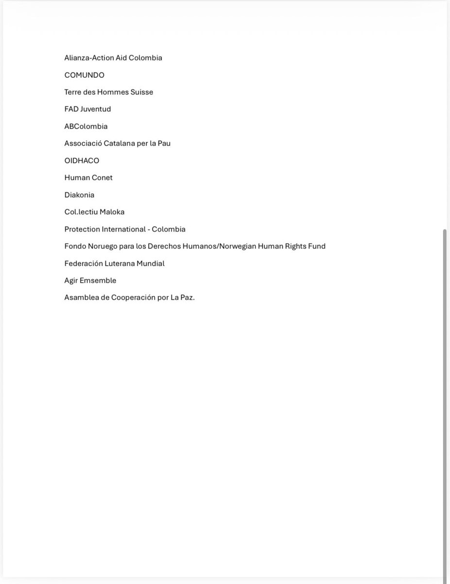 🇨🇴🆘📢 #ECP | Organizaciones Internacionales del Espacio de Cooperación para La Paz <a href="/espaciopazencol/">@EspacioPazenCol</a> resplandan los llamados expuestos en este comunicado por parte de nuestros colegas de <a href="/ecapcol/">ECAP Colombia</a> - <a href="/IAP_ActionPeace/">IAP ActionPeace</a> - <a href="/Peace_Presence/">FOR Peace Presence</a> <a href="/OpColombaApg23/">Operazione Colomba</a> - <a href="/PBIColombia/">PBI Colombia</a> -