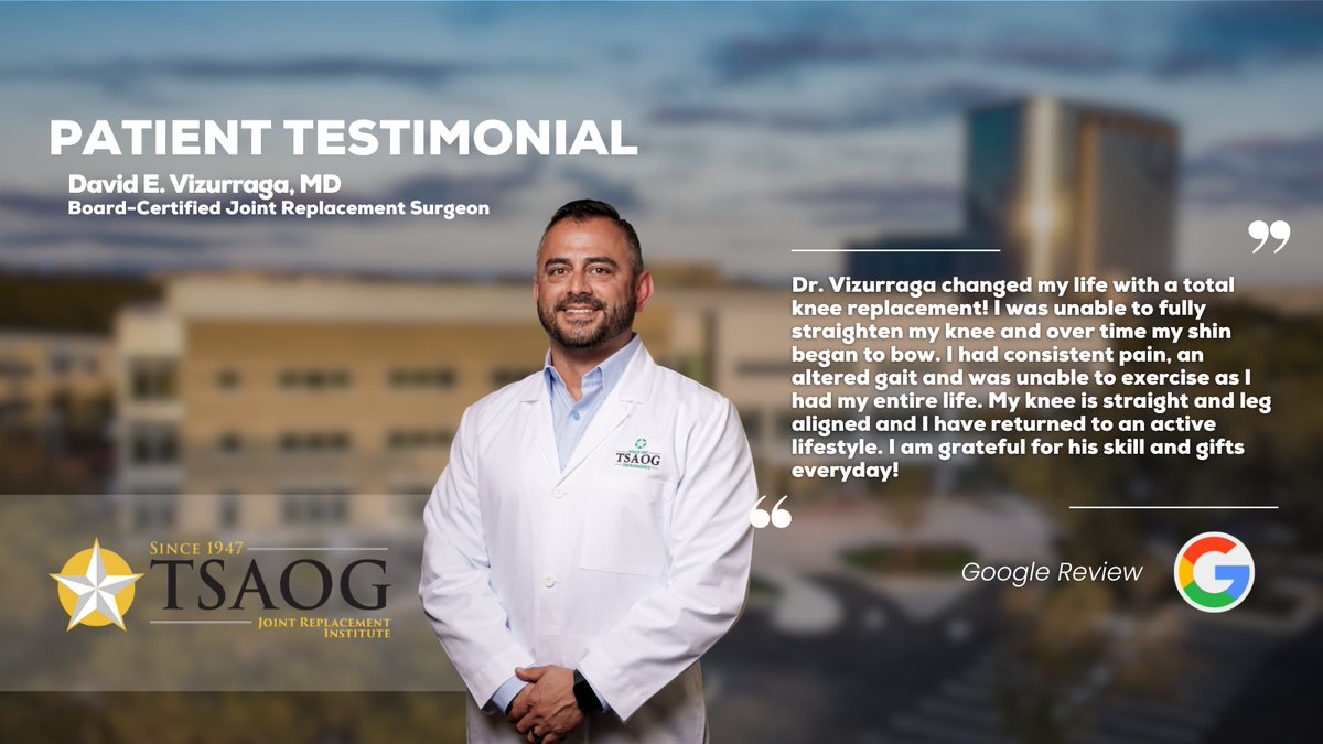 We LOVE hearing how our staff has helped you! Way to go Dr. Vizurraga! Keep up the amazing work!

For more info about Dr. Vizurraga, check out our website and YouTube channel!

tsaog.com/physicians/dav…