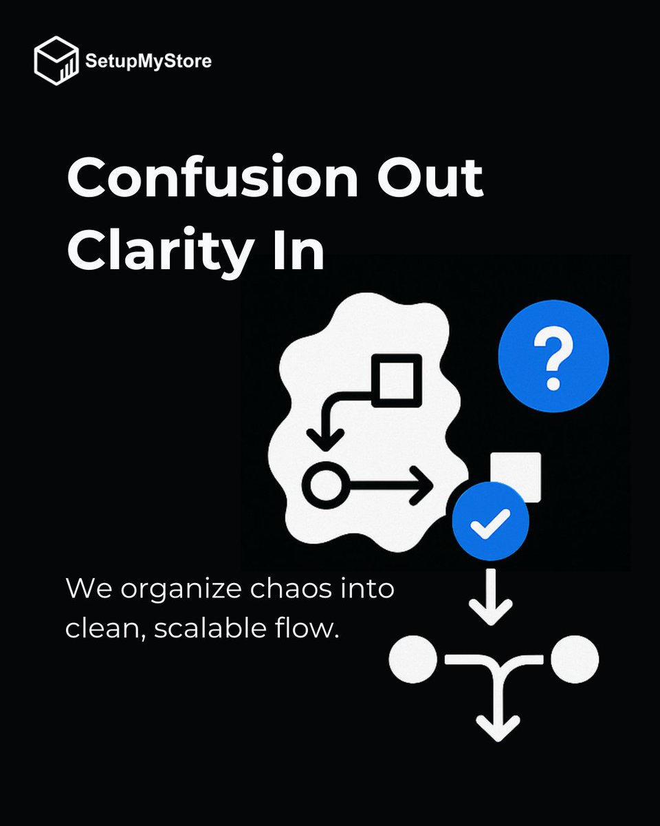 CEO_SMS_Waleed's tweet image. Behind every struggling store is a system buried in confusion. We turn that chaos into clarity — creating clean, scalable flows that keep your eCommerce operations running smoothly. 
#SetupMyStore #EcommerceGrowth #BusinessOptimization #SmartScaling #SystemDesign