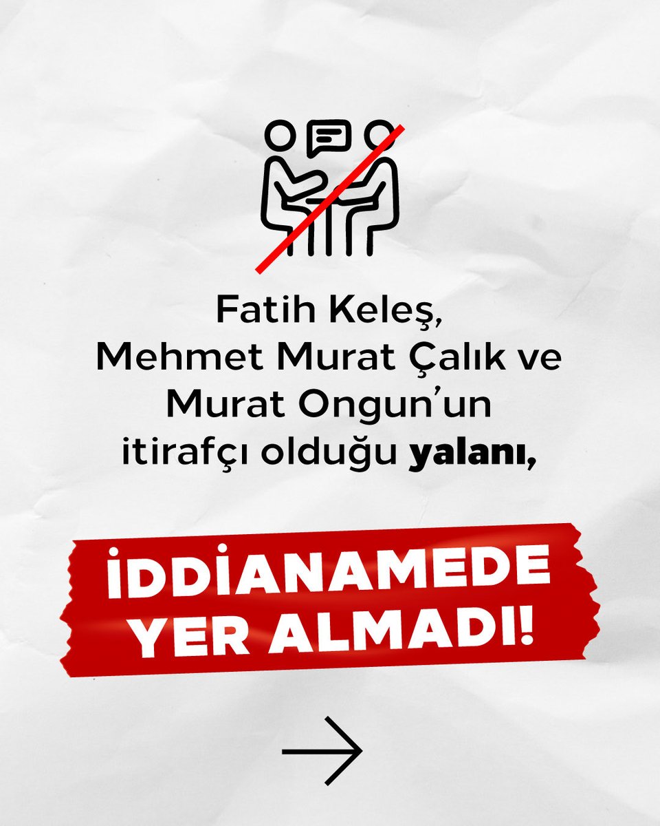 Aylardır algı için medyada dolaşan yalanların hiçbiri iddianamede yer almadı!