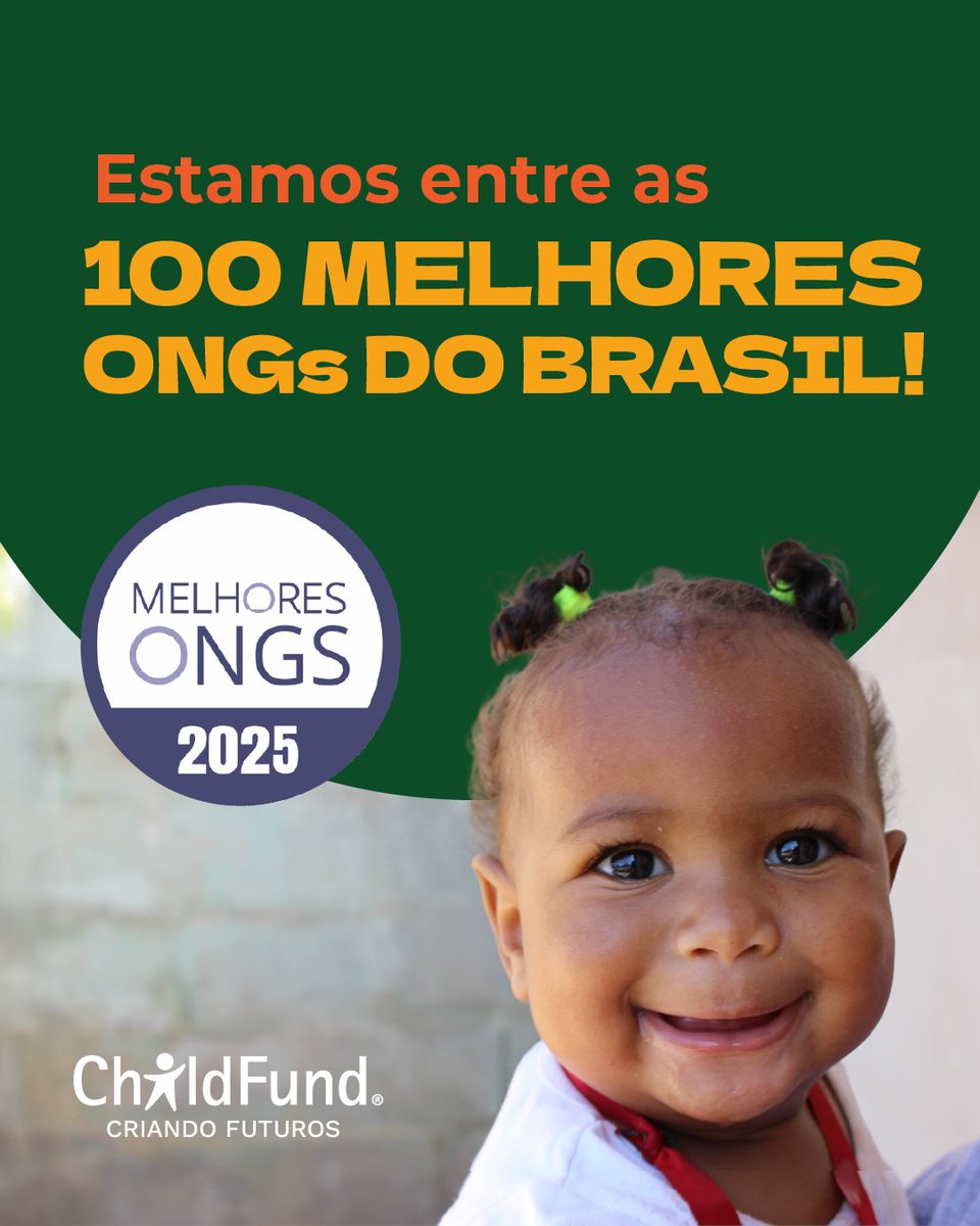 🎉 Entre as 100 melhores ONGs do Brasil! 
💚 Reconhecimento do #MelhoresONGs pelo nosso trabalho sério, transparente e dedicado às crianças, adolescentes e jovens.

Obrigado a todos que tornam isso possível! 

💡 Juntos criamos futuros com esperança e oportunidades.