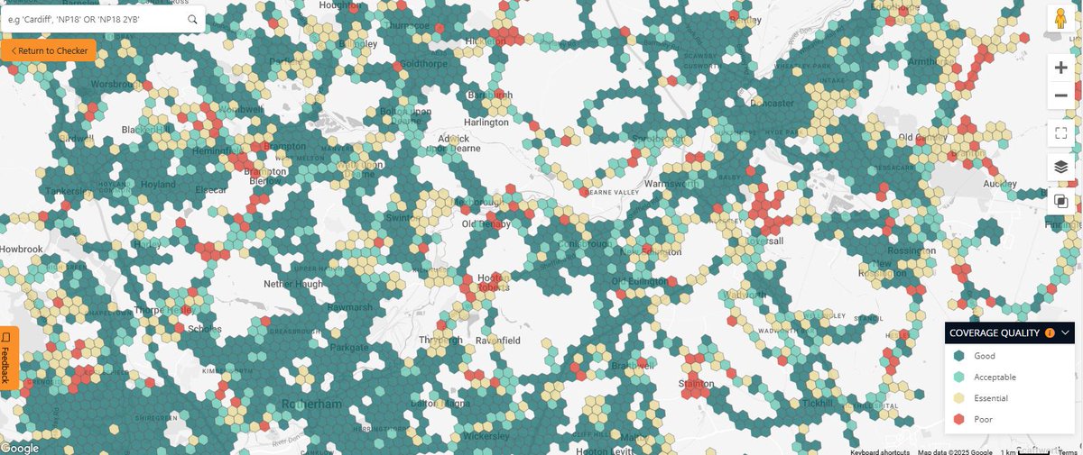 superfastSY's tweet image. Following publicity in the summer about our mobile mapping project utilising bin lorries, we are delighted to announce the release of our mobile coverage checker!
Have a look, see which network provides the best coverage in the places you visit the most: buff.ly/cb2nSoY