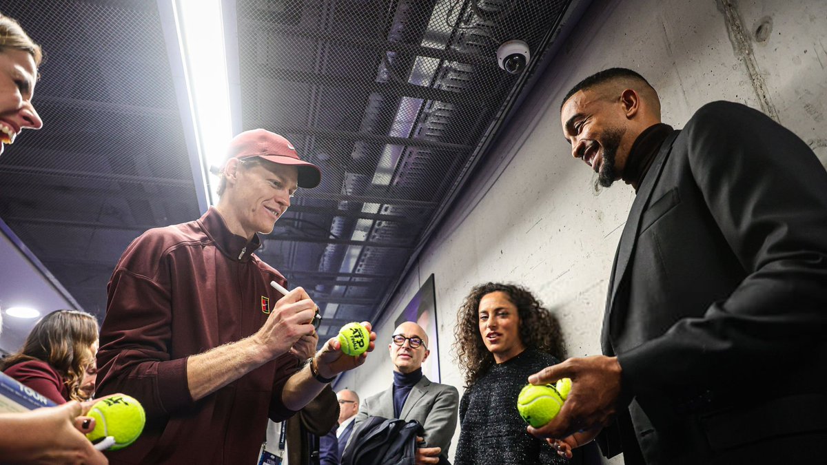 Jannik Sinner &amp; Gleison Bremer 

#NittoATPFinals