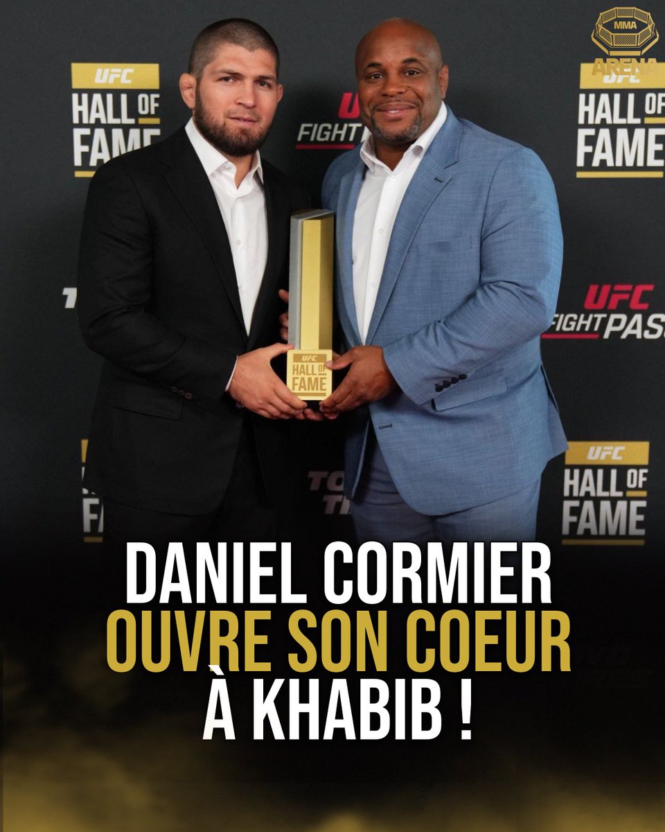 MMArena_'s tweet image. DANIEL CORMIER OUVRE SON CŒUR À KHABIB 🦅 ! 

🗣️: « Ma relation avec Khabib… c’est quelque chose de spécial. Je crois vraiment qu’il a laissé une empreinte éternelle sur ma vie. Ce qu’il a fait pour des jeunes que je lui ai envoyés au Daghestan, c’était au-delà de tout.

Il les…