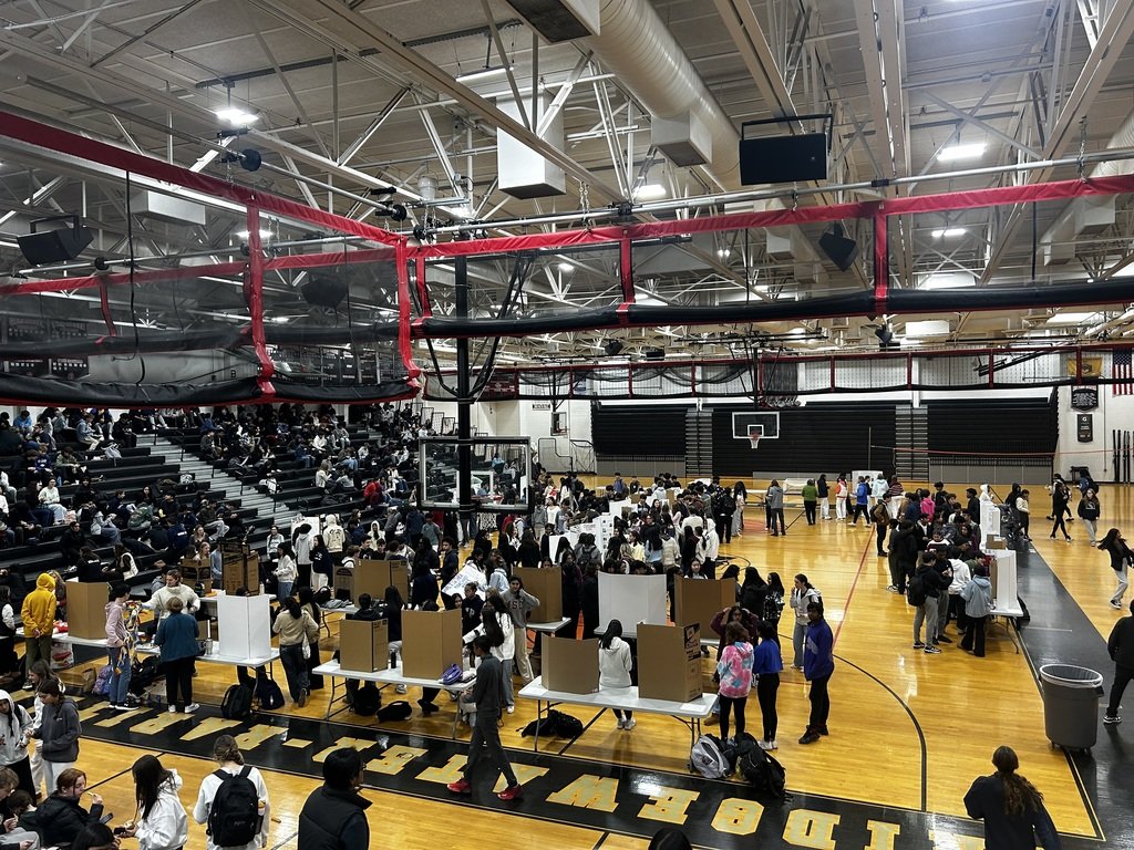 Bridgewater-Raritan High School students visited and some registered to join when the annual Club Fair, sponsored by the National Honor Society, was held on Thursday, November 13, in the high school's Vaughn Stapleton Gymnasium