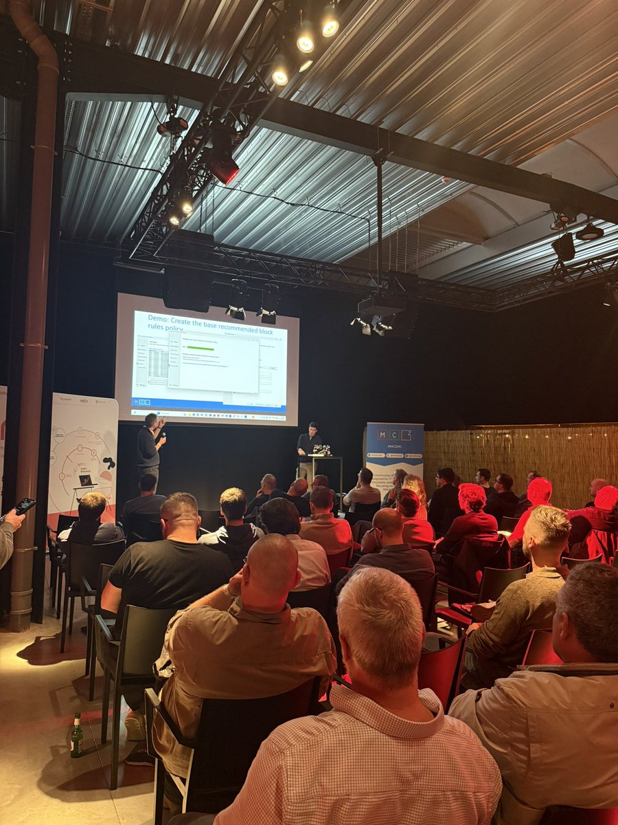mc2mcbe's tweet image. In the first sesson of the evening @TheWMIGuy and @TomDegreef are talking about Application Control for business

#MC2MC #MC2MCLive #Microsoft #Community #CommunityPower #M365 #Security #Azure