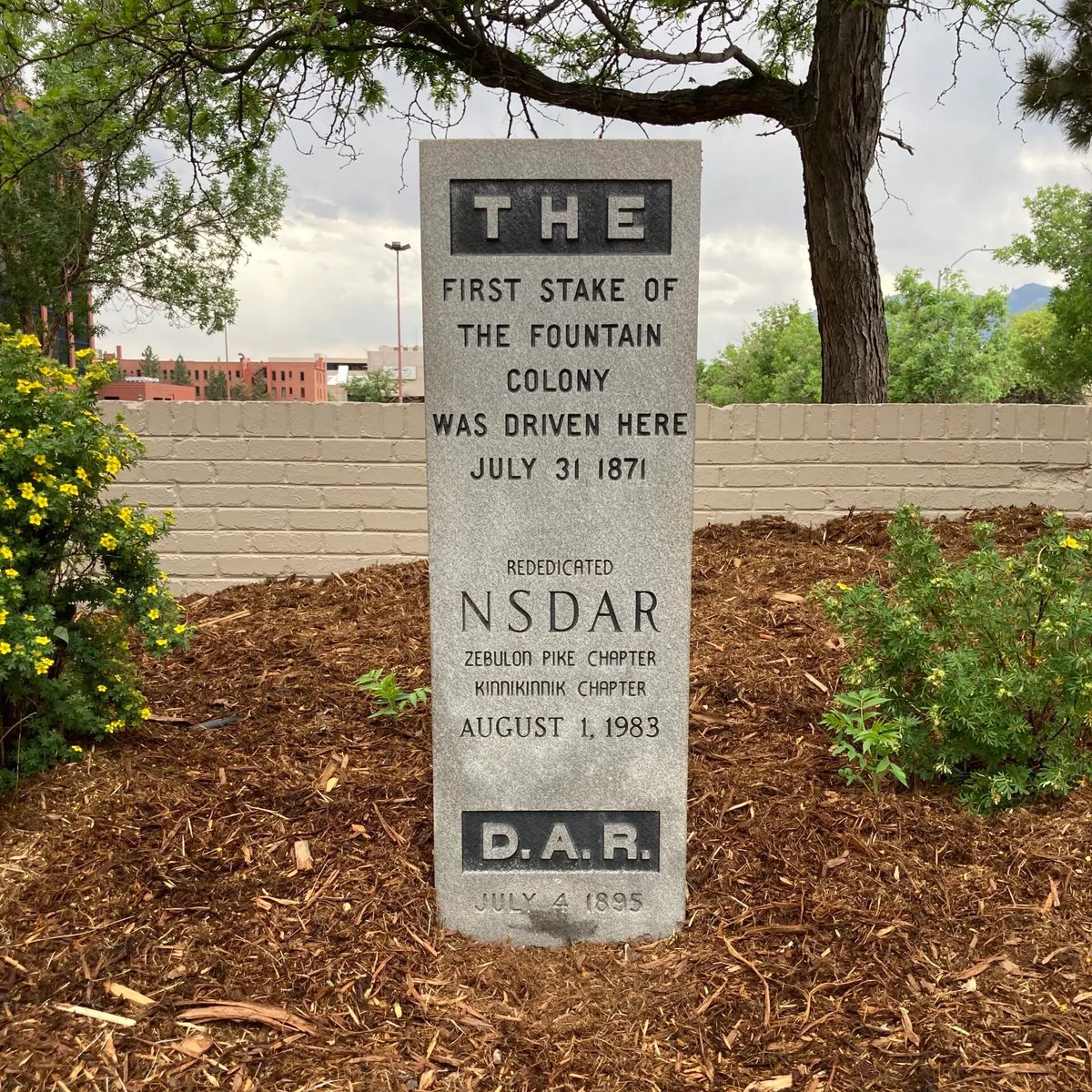 Have you noticed the first stake in downtown Colorado Springs? Do you know what it represents?
➡️ cpr.org/2021/07/29/col…